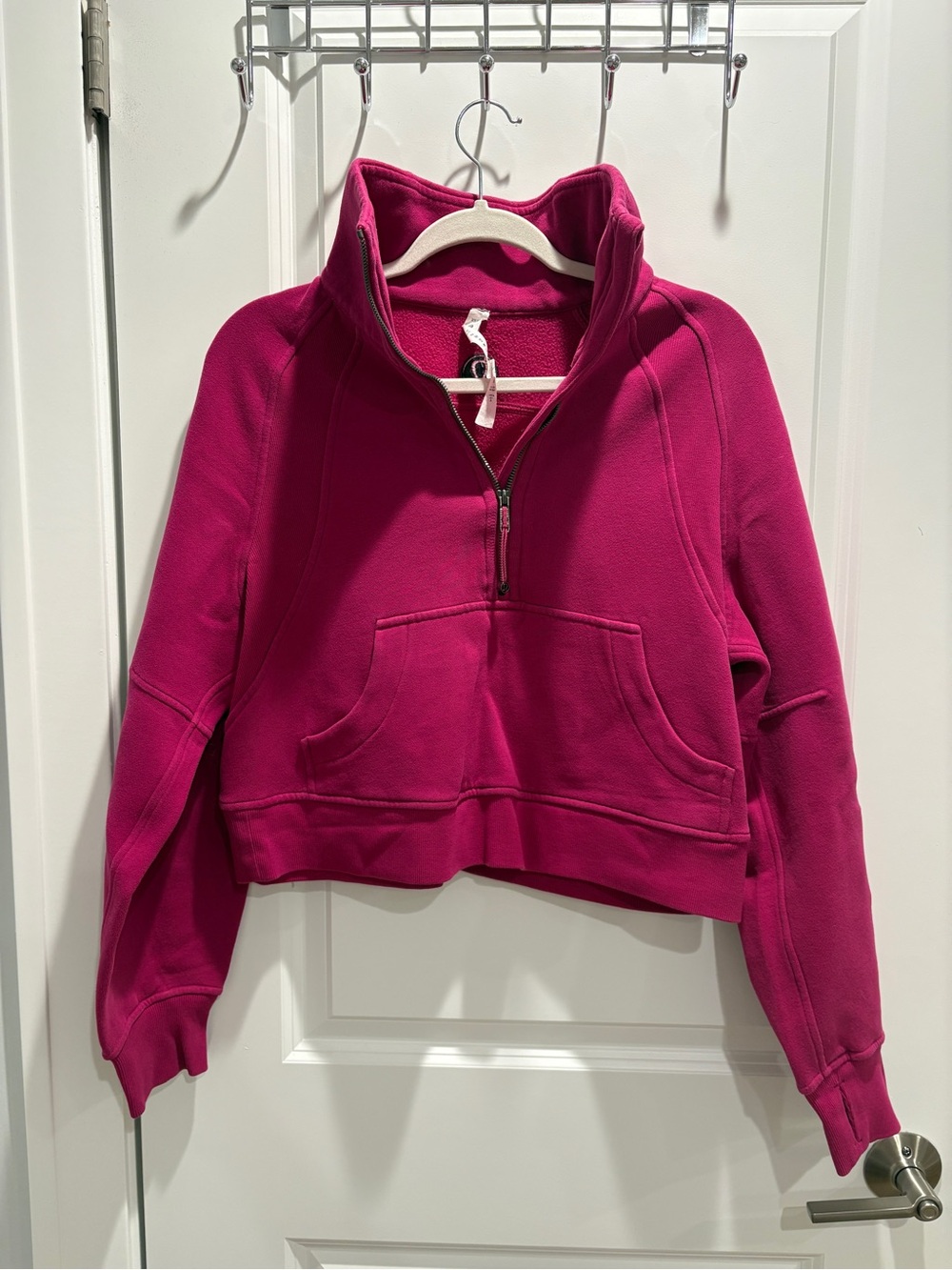Lululemon cropped scuba quarter zip